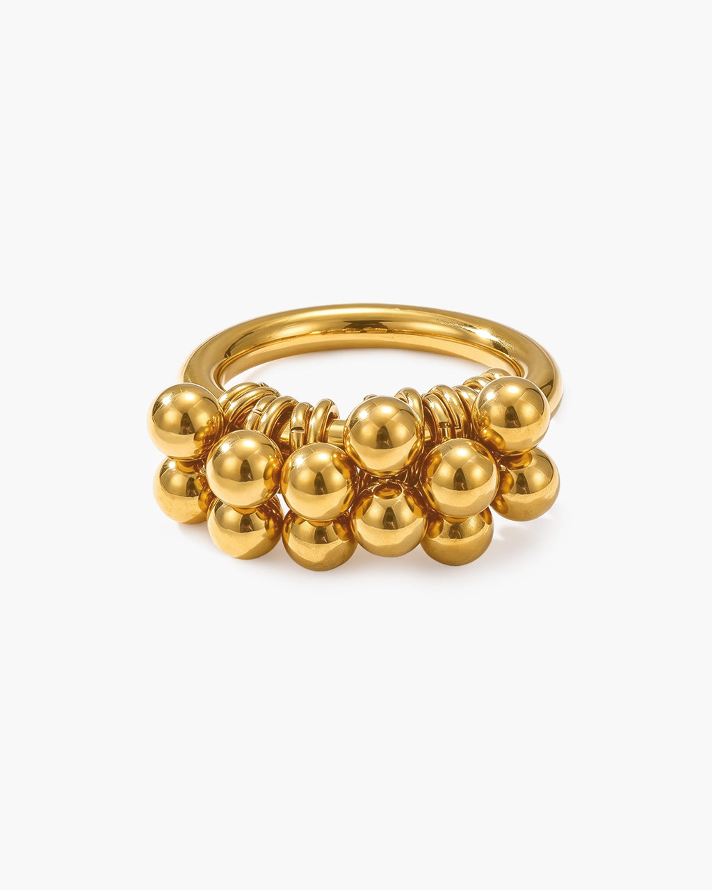 Dancing Bead Grape Cluster Branch Waterproof Ring
